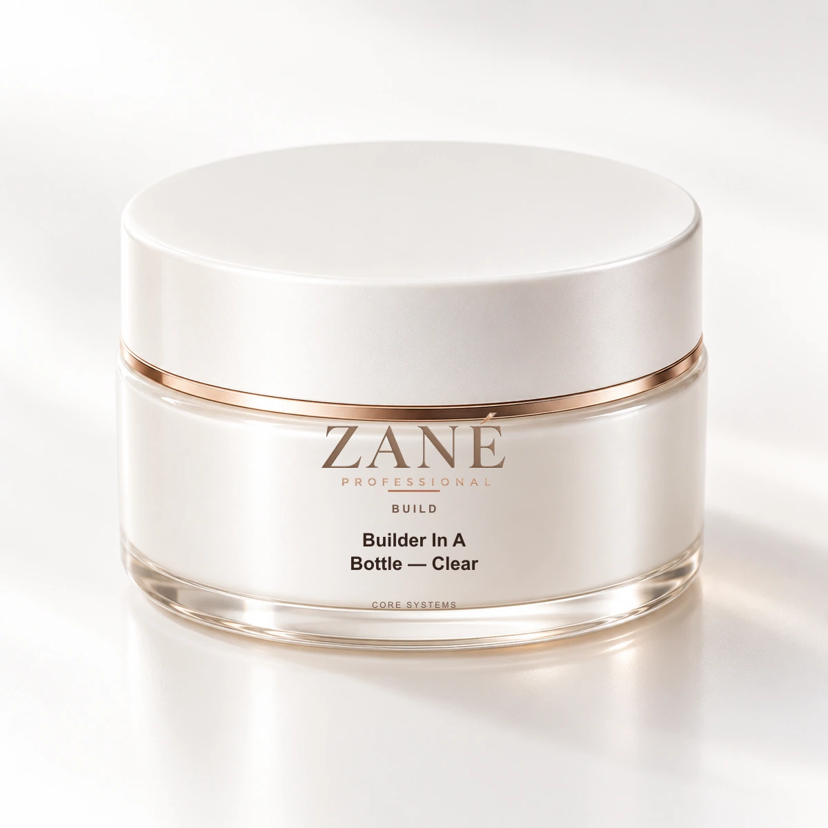 Builder In A Bottle — Clear — front packaging by ZANÉ PROFESSIONAL
