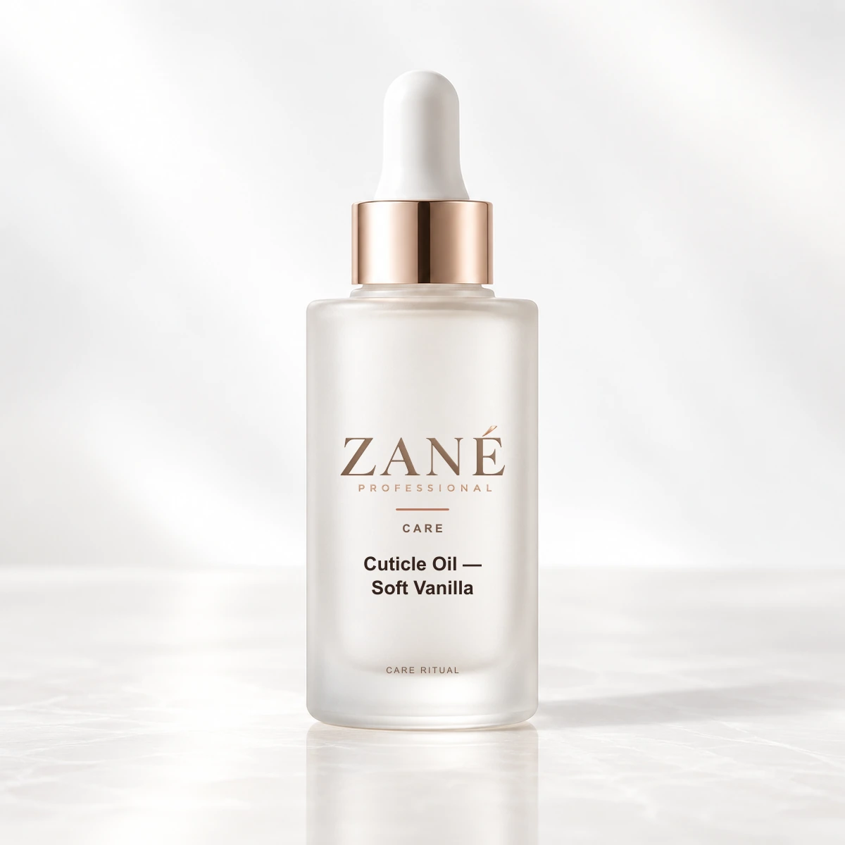 Cuticle Oil — Soft Vanilla — front packaging by ZANÉ PROFESSIONAL